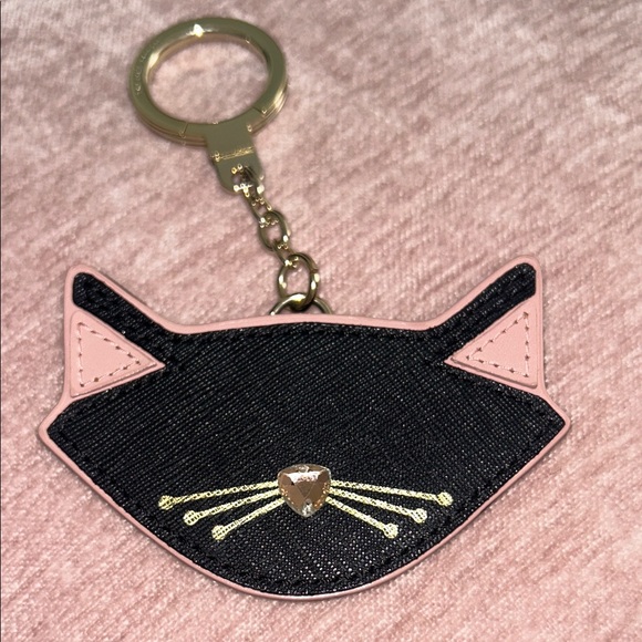 kate spade New York JAZZ THINGS UP CAT KEYCHAIN BAG CHARM